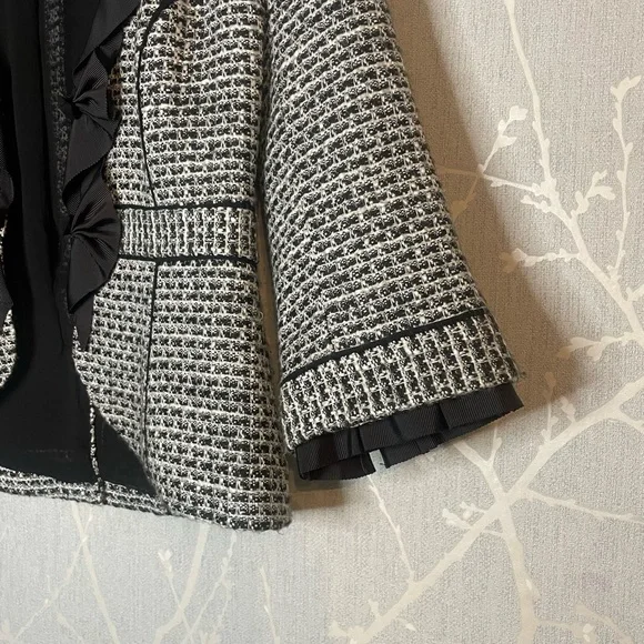 Knit Plaid Studio Blazer - Picture 8 of 8